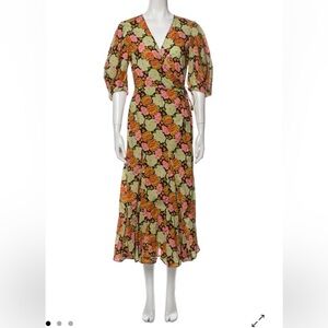 Rhode Floral Print Long Dress